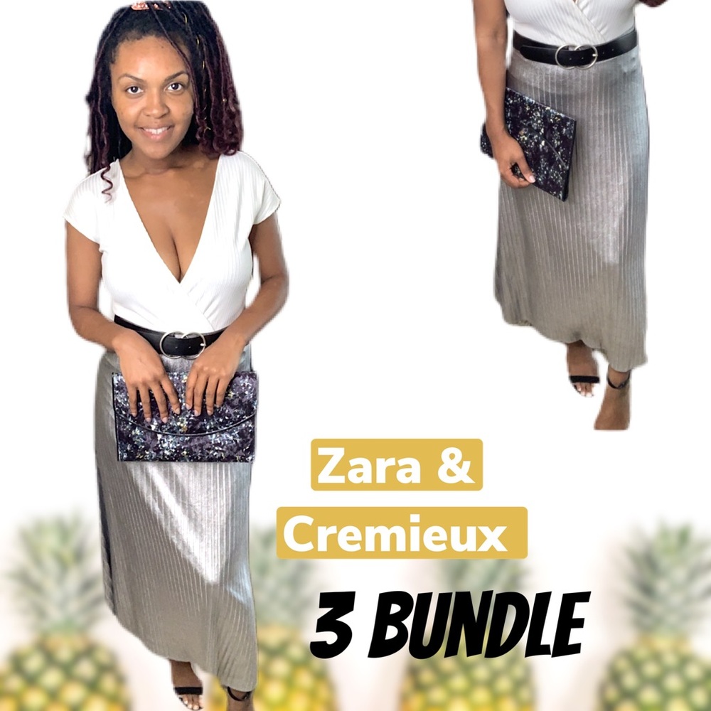 3 Bundle Item Zara Cremieux A new Day Skirt Outfit